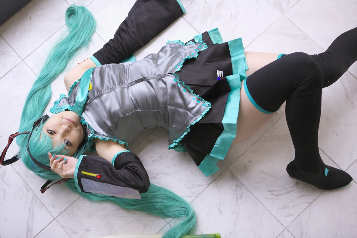 [Cosplay]  Vocaloid - Sexy Hatsune Miku